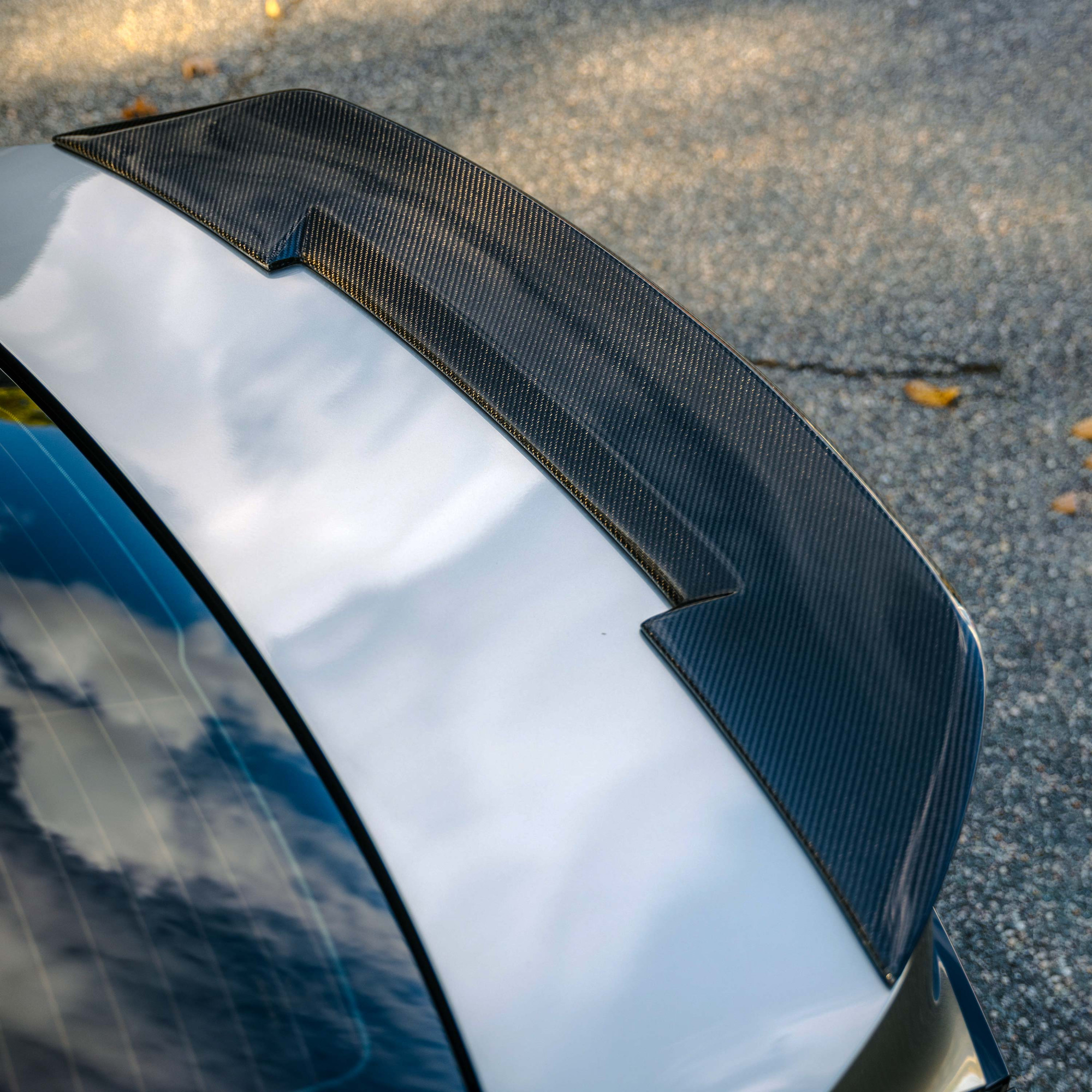 TT-style carbon fiber rear spoiler for 2021-2023 Lexus IS300