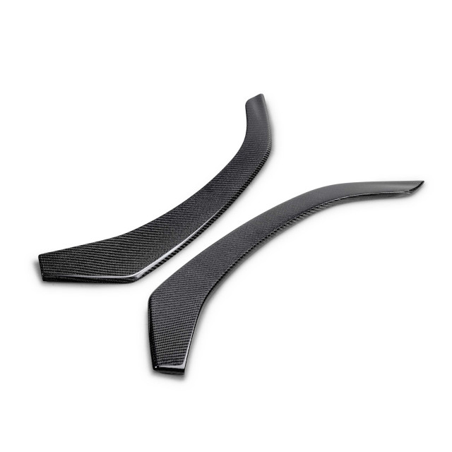 Carbon fiber rear door trim for 2022 Subaru WRX