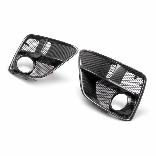 Carbon fiber fog light surround for 2015-2017 Subaru WRX/STi