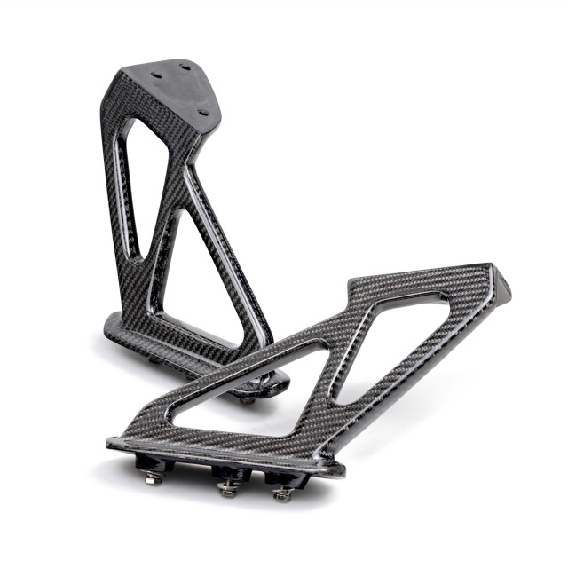 OE-style carbon fiber rear spoiler mounting bracket for 2023-2024 Honda Civic Type R