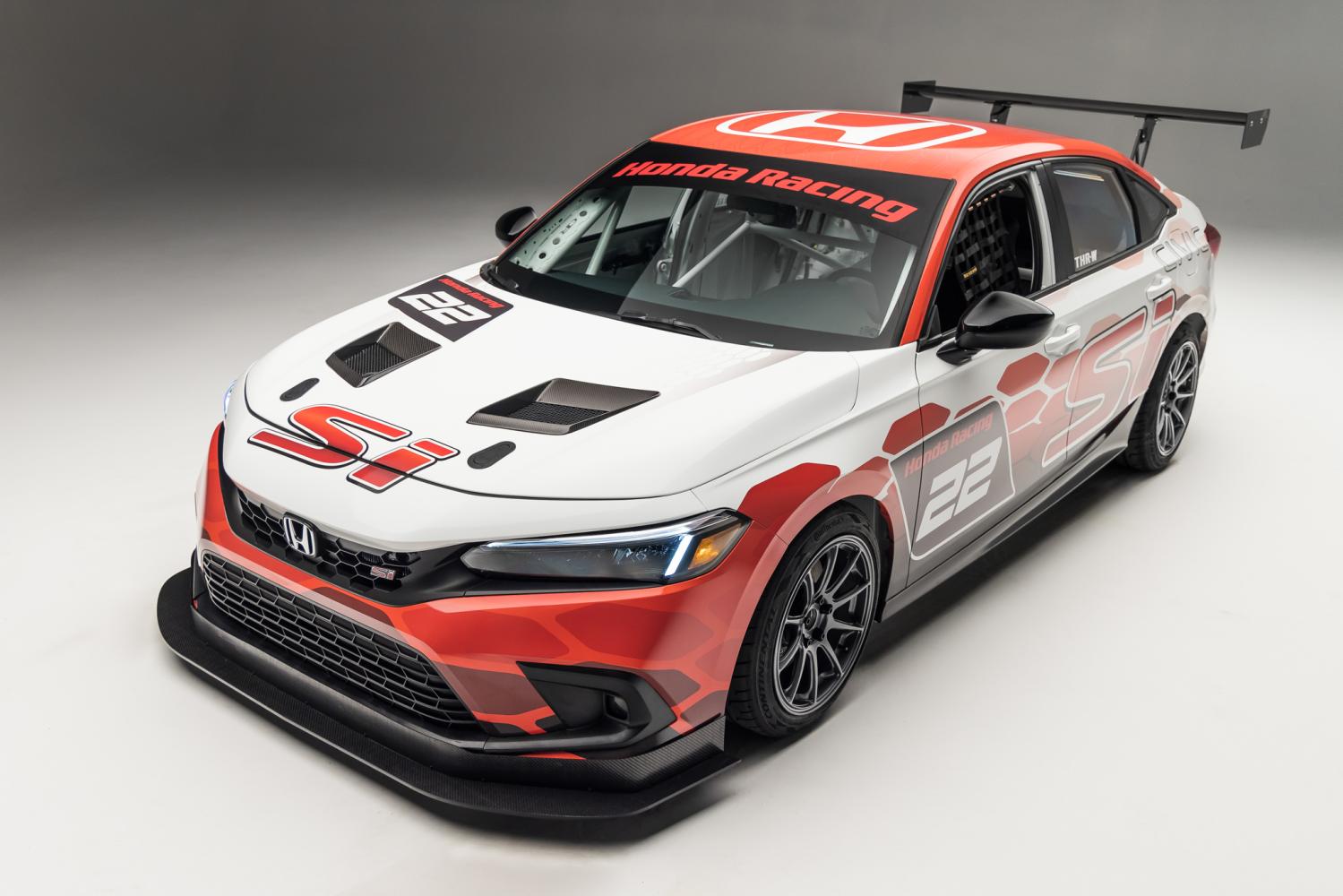 Team Honda Research West Civic Si Race Car Equipped With Seibon Carbon